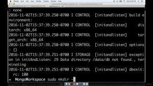 003 MongoDB Setup on OSX