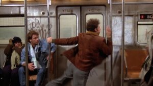 Джерри Сейнфелд в метро