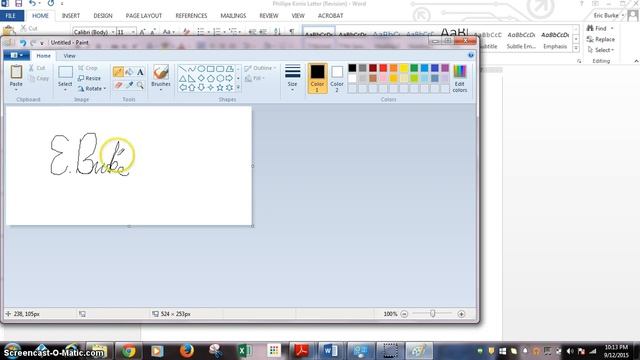 Adding digital signature with Microsoft Paint смотреть онлайн