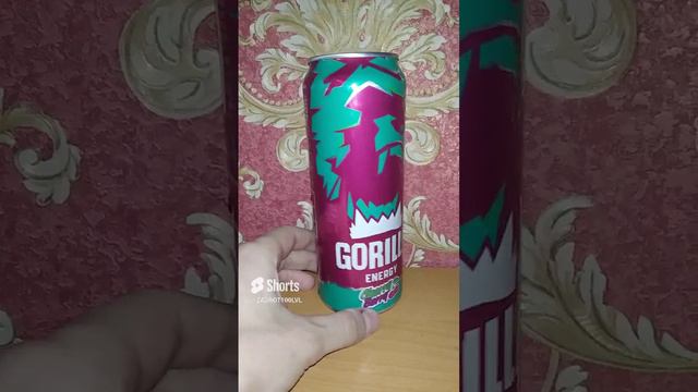 ДЛЯ ЭТОГО ВКУСА НОВЫЙ ДИЗАЙН НЕ ОСОБО ПОДХОДИТ / GORILLA CHERRY-BERRY / ЭНЕРГЕТИК ГОРИЛЛА ВИШНЯ