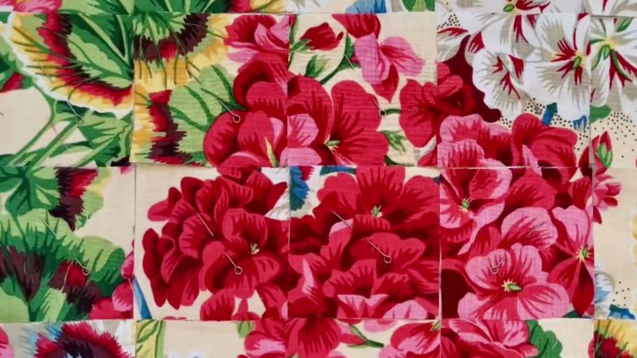 Простая рекомендация для лоскутниц. Блоки в технике «Акварель», достроенные искусств.  интеллектом