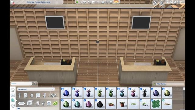 Традиционная круглосуточная корейская сауна / Speed Build Sims 4 / NO CC /