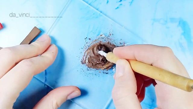 Пирожное из полимерной глины | как слепить пирожное | чашка с декором