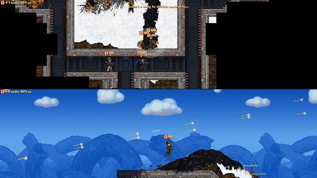 CORTEX COMMAND 40K | Multiplayer Space Marines vs Tau - Cortex Command Let's Play Gameplay смотреть онлайн