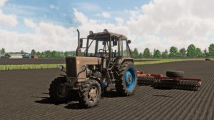Farming Simulator 22 / Карта Zielonka / Прикатывание посевов МТЗ-82