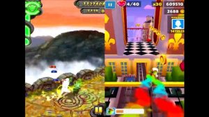 Temple Run 2 Sky Summit VS Subway Surfers Paris Android iPad iOS Gameplay HD