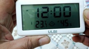 Часы с температурой и влажностью воздуха. распаковка и настройка.