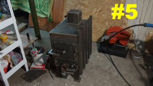 Отопление гаража. Печка своими руками #5