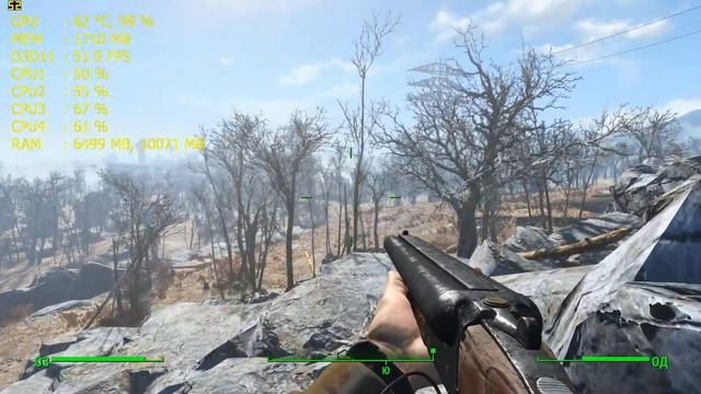 Fallout 4 |GTX 670 + i5 760| Ultra Settings Gameplay смотреть онлайн