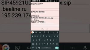 Настройка зойпер zoiper Билайн
