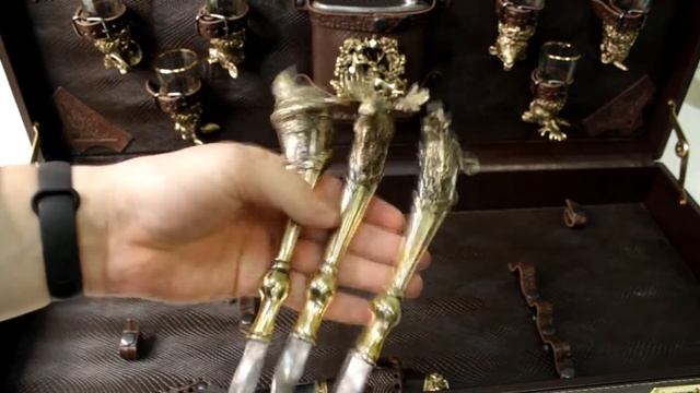 Подарочный набор для шашлыка «Охота» (14 предметов) – обзор от магазина подарков «Счастливый случай смотреть онлайн