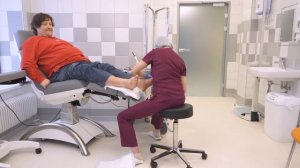 Лечение грибка ногтевых пластин на фоне синдрома диабетической стопы в Ильинской больнице