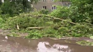 Последствия урагана в Собинке (10.07.2015) Видео ГУ МЧС России по Владимирской области