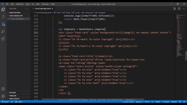 Food order app in just 1 hour using vanilla JavaScript | Coding interview question | Only first pag смотреть онлайн