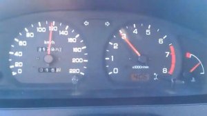 Обороты на трассе. Momentum on the track. Nissan Almera N15