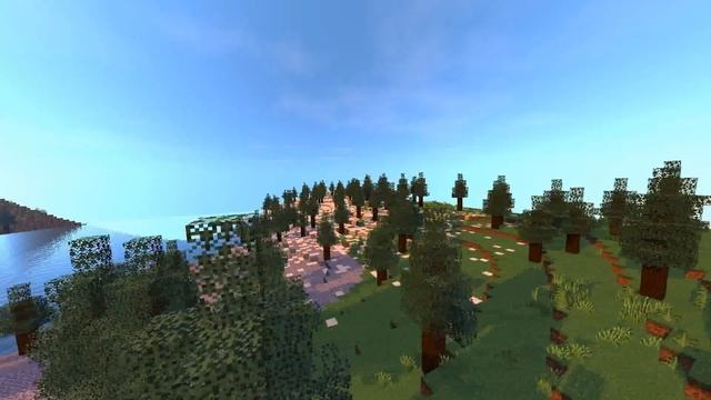 Мой первый мир в майнкрафт! Красивейшее зрелище! смотреть онлайн