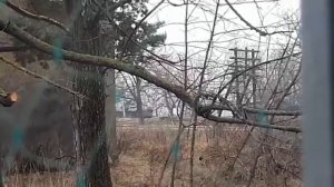 Вознесенск, Николаевская область. Колонна военной техники продвигается вглубь Украины.