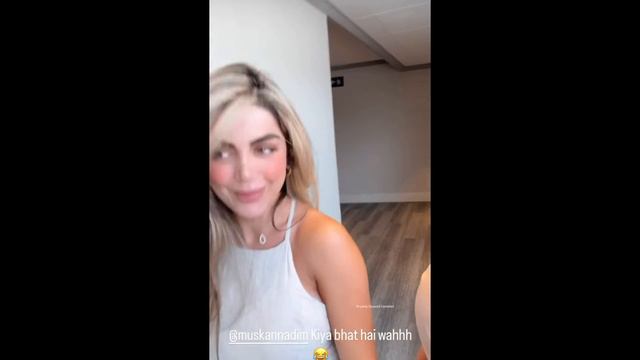 لحظات خنده دار مسکان ندیم و آریانا سید😳 / Aryana Sayeed & Muskan Nadim on Vacation😍; funny😂
