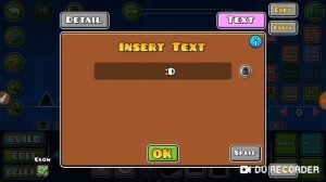 Tytoриал от Игро_Mana Как Сделать Текст В GD(Geometry Dash)