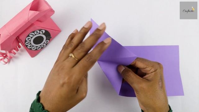 DIY How To Make Paper Telephone | Origami Telephone | Paper Craft | School Crafts смотреть онлайн