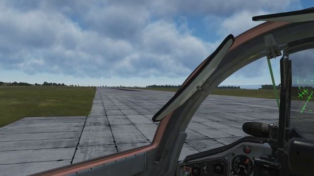 DCS Взлёт и посадка МиГ-29А только сетка на илс + ветер 7 метров в секунду смотреть онлайн