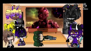 Williams harem reacts to Alastor's game fnaf collab(quick post)