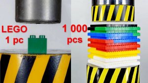 HYDRAULIC PRESS VS LEGO BLOCKS