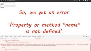 Property or method is not defined in vuejs SOLVED