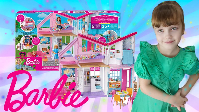 Распаковка Кукла Барби Barbie Malibu House