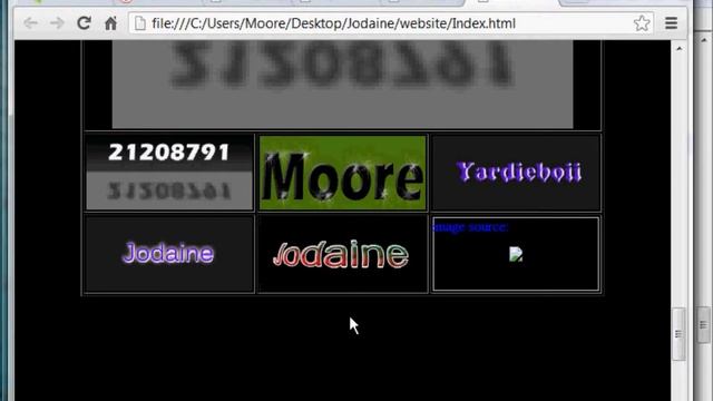 Java, Html and Css PhotoGallery handcoded Howto/ Template