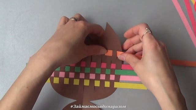 Аплікація Совеня. Моделювання паперовими смужками. смотреть онлайн