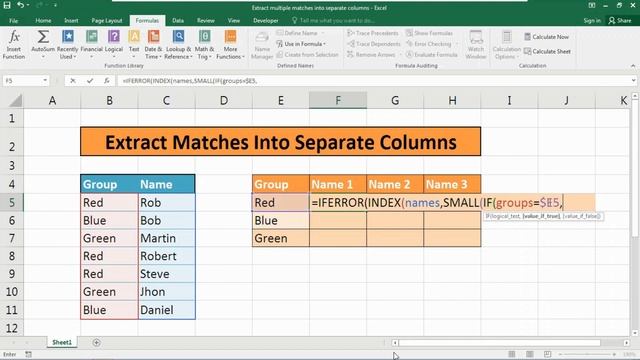 Microsoft Excel| Extract Multiple matches in separate Columns| Without VBA | Index Match | Part-2 | смотреть онлайн
