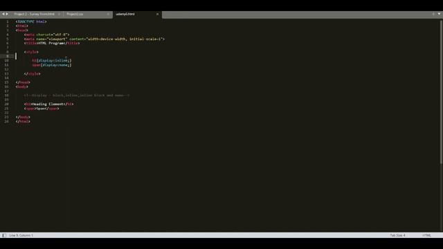 Lecture 19 - Complete HTML5, CSS & Bootstrap(7 -Full Length Website Projects) - CSS Display Propert