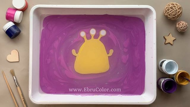 Четвертый видеоурок из серии "Волшебные Эбру-монстрики" смотреть онлайн