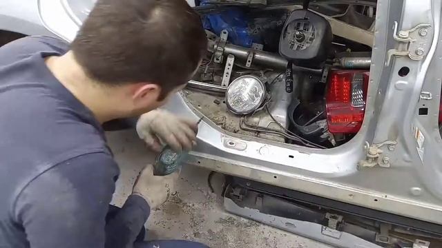 Subaru Forester кап. ремонт кузова, часть 3 смотреть онлайн