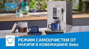 Как включить автоматическую очистку от накипи в кофемашине Beko