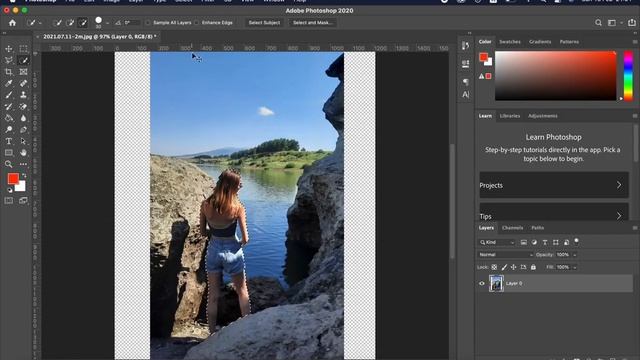 How resize image without distortion of Adobe Photoshop смотреть онлайн