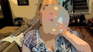 Breaking the pinata and blowing big bubblegum bubbles!