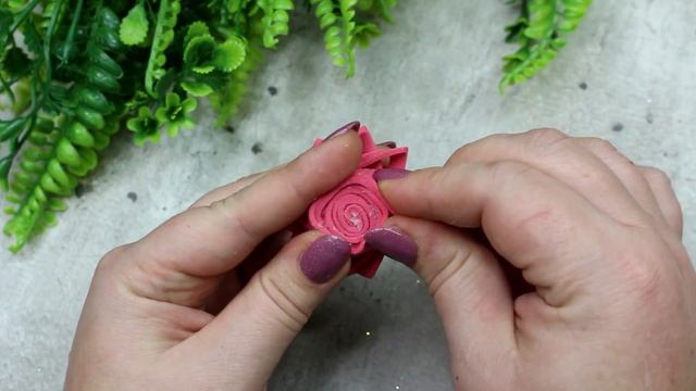 МК Цветы из фоамирана своими руками ? EVA Foam sheet Flowers ? DIY HANDMADE