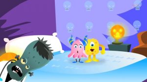 Five Little Monsters | Nursery Rhyme with Lyrics | Halloween Song Kids Tv Nursery Rhymes