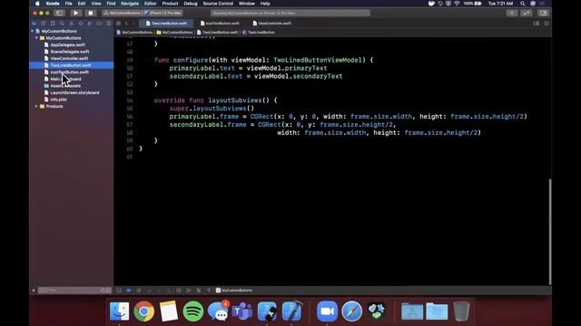 Custom Reusable Buttons (Swift 5, Xcode 12, 2020) - iOS Development