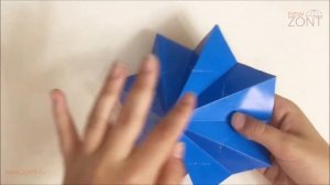 Как сделать объемный зонтик из цветной бумаги своими руками, который открывается и закрывается?