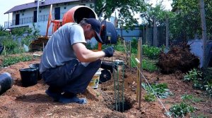 Процесс заливки буронабивных свай, своими руками. Строю каркасный дом в Крыму!
