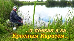 ..и поехал с поплавком я за красным карасем..