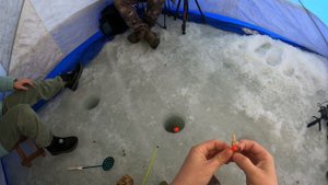 Попали на раздачу. Зимняя рыбалка на Камбалу.