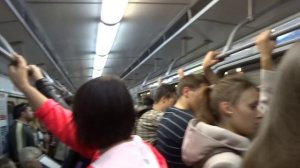 Ride on the subway in Minsk, Belarus  Минск, Беларусь