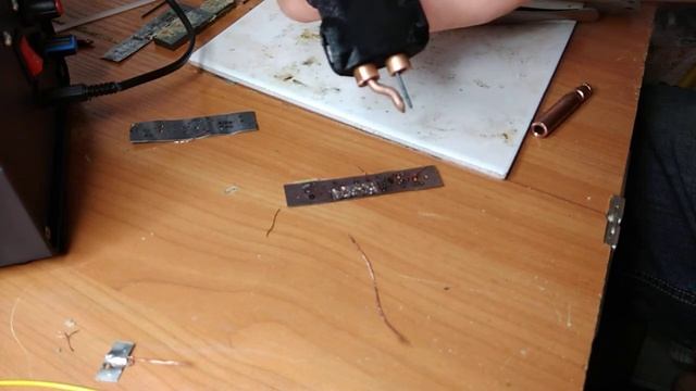 Точечная сварка меди и меди смотреть онлайн