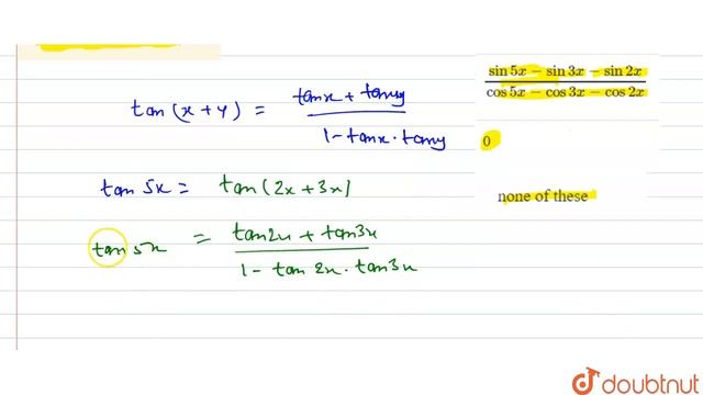 tan 5x tan3x `tan2x=` смотреть онлайн