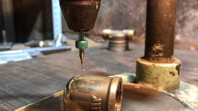 Распылительная форсунка из латунного уголка смотреть онлайн