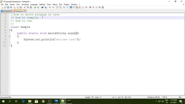 how to write, compile and execute java program? смотреть онлайн